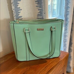 Kate Spade Light Green Tote Bag